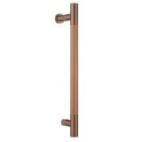 Cutout image of Crosswater Optix 10 Brushed Bronze Knurled Shower Door Handle